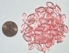 50 12x6mm True Pink Narrow Leaf